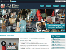 Tablet Screenshot of jdafilter.com